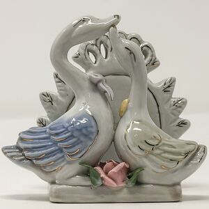 Vintage Swan Napkin Holder Pineapple Decor Cottagecore Farmhouse